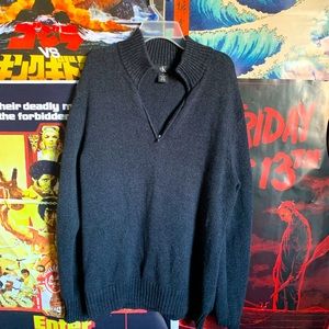 Calvin Klein cotton quarter zip sweater